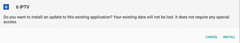 6IPTV App Installation